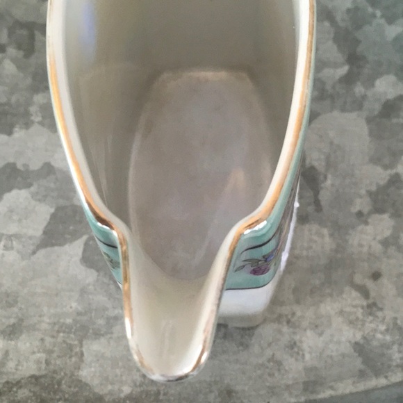 Vintage Noritake Lusterware Art Deco Creamer and Sugar basket - Picture 5 of 12